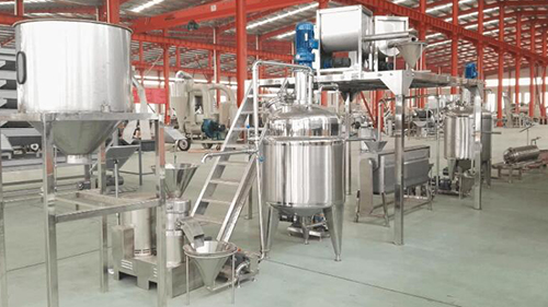 Peanut butter production line