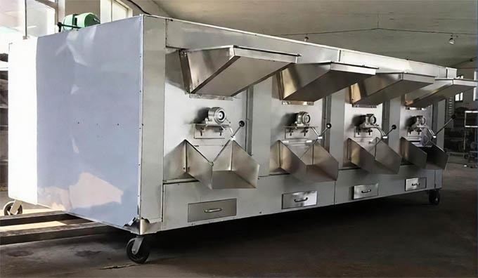 Peanut roaster machine